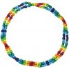 Detoa Drevené korálky - Detský náhrdelník dúhový