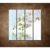 Biela orchidea nad hladinou - 4dielny 120x120cm