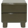Hector Nočný stolík Lagos 52 cm sivozelený