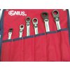 Genius Tools Sada račňových kľúčov s hviezdicou, výklopná, 8-19 mm, 6 kusov (GW-7806M)