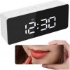 Verk 01457 Zrkadlové LCD hodiny 4v1 biele