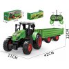 R/C traktor s prívesom na diaľkové ovládanie