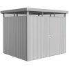 Biohort HighLine H3 plechový domček 275 x 235 x 222 cm, strieborný metalický, NOVINKA