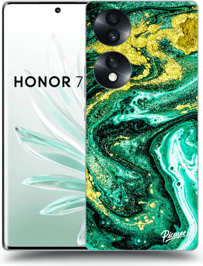 Picasee ULTIMATE CASE Honor 70 - Green Gold