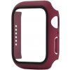 AppleKing ochranné púzdro s tvrdeným sklom pre Apple Watch 45mm - vínové - možnosť vrátiť tovar ZADARMO do 30tich dní