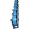 Manutan Univerzálna kladková lišta, plast, šírka 41 mm, rozstup 75 mm, nosnosť 15 kg