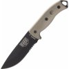 ESEE Knives ESEE-5S-E Combo Edge, Tan Micarta Handles, Black Kydex Sheath