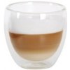 TORO Sklenený hrnček Cappuccino dvojité borosilikátové sklo 250 ml