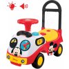 Detské odrážadlo so zvukom a svetlom Mickey Kiddieland 48116 červeno-žlté