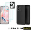 ULTRASLIM PACK KRYT TECH-PROTECT ICON XIAOMI REDMI NOTE 12 4G / LTE Čierny + TVRDENÉ SKLO TECH-PROTECT SUPREME SET XIAOMI REDMI NOTE 12 4G / LTE CLEAR
