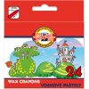 Koh-i-noor školské voskovky okrúhle 24 ks sada 8234