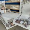 Gobelínový Eden obrus rôzne veľkosti a obliečka - s motívom LEVANDUĽA a Margarétky 1363 Veľkosť: 140 x 180 cm OVÁL