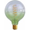 Edison Soft žiarovka GREEN-TRANSPARENT SPHERE - E27, 4W, 150lm, Stmievateľná | Daylight Italia