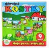 TEDDIES Obrázkové kostky Moje první zvířátka, 9 kostek