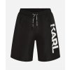 Karl Lagerfeld plavecké šortky Logo 230M2202 čierne