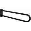 Sapho HANDICAP oporné madlo tvar U 600mm, čierna mat XH538B