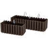 Prosperplast BOARDEE FENCYCASE W Truhlík 58x18x16,2cm hnedý DDEF600W