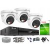 Hilook by Hikvision Súprava na monitorovanie TurboHD, 3 kamery Hybrid Light 5Mpx, rekordér 4ch - HiLook od Hikvision