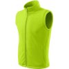 Next fleece vesta unisex limetková S
