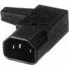 PremiumCord konektor IEC 320 C14 10A pravoúhlý cs220-m90