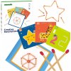 TOOKY TOY Montessori drevené puzzle hra Puzzle magnetické zápalky pre deti 58 ks