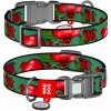 Nylonový obojok pre psa WAUDOG, vzor Granátové jablko, veľkosť S, 25-35 cm, 15 mm