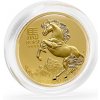 Zlatá investičná minca Year of the Horse Rok Koňa Lunárna 1/10 Oz 2026