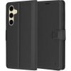 Techsuit Leather Folio – puzdro na Samsung Galaxy S24 FE – čierny