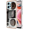 Gumený kryt Electroplating na Xiaomi Redmi Note 12 4G - Retro Radio