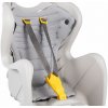 BELLELLI MR FOX Detská sedačka na bicykel EASY DREAM polohovateľná, hodvábne šedá