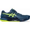 Pánska obuv Asics Gel-Resolution 9 Clay - mako blue/safety yellow - Modrý, Žltý (40)