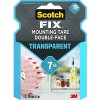 3M Scotch Fix Priehľadná obojstranná montážna páska 19 mm × 5 m 4910C-1950-P