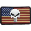 WARAGOD Nášivka 3D US Punisher 8.5x5cm