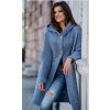 Fashionweek Dlhý Kardigan s kapucňou HONEY Farba: Jeans, Veľkosť: Universal