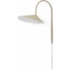 ferm LIVING Nástenná lampa ARUM 26 cm, kašmírová, hliník