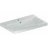 Geberit iCon Umývadlo, 75x48x16 cm, s prepadom, s otvorom na batériu, biela 501.835.00.1