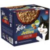 Felix Sensations Jellies výběr hovädzie s paradajkami, kura s mrkvou, kačica, jahňacie v lahodnom želé 24 x 85 g