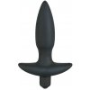 Black Velvets Silicone Vibrating Plug Small