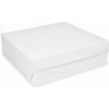 WIMEX s.r.o. Krabica na tortu (PAP) biela 25 x 25 x 10 cm [50 ks]