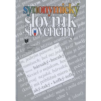 Synonymický slovník slovenčiny