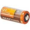 ​​​​​Náhradná batéria Lithium 3 Volt CR123A