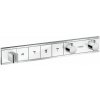 Hansgrohe RainSelect vaňová/sprchová batéria podomietková s termostatom chrómová-biela 15357400