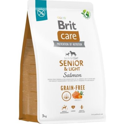 Brit Care Dog Grain-free Senior & Light Salmon 3 kg