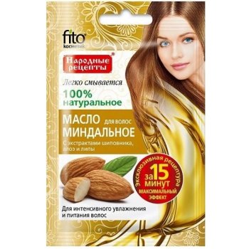 Fito Kosmetik prírodný mandľový olej na vlasy Intenzívna hydratácia a výživa 20 ml