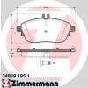 Sada brzdových platničiek kotúčovej brzdy ZIMMERMANN 24869.195.1