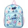 Predškolský batoh viackomorový Lilo a Stitch Vadobag pre dievčatá, modrý, ružový, viacfarebný