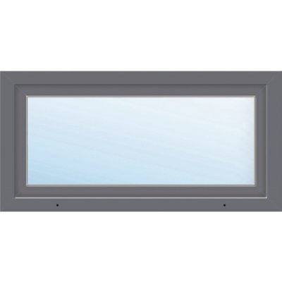ARON Plastové okno jednokrídlové Basic biele/antracitové 1000 x 700 mm DIN ľavé