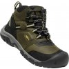 Keen Ridge Flex Mid Wp Youth dark olive/dusky citron