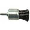 GEKO G00631 Kartáč okružní copánkový, 28mm, vlnitý drát S 0,5mm, stopka 6mm