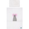 6-dielne posteľné obliečky Belisima Bear in love 90/120 ružové Farba: Ružová